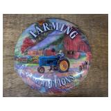 Farming Traditions Button Sign