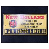 New Holland SST Sign