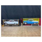 (2) 1/18 Chevrolet Bel Air NIB