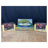 (3) 1/18 Polaris Watercraft + Honda ATV NIB