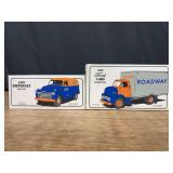 (2) 1/34 Roadway Trucks NIB 1st Gear