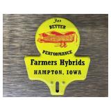 Farmers Hybrids License Plate Topper