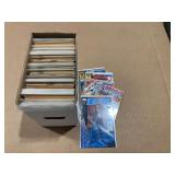 Marvel and Other Publisher Comic Book Assortment in Long Box with Featured Titles Including Excalibur, GI Joe, and Avengers