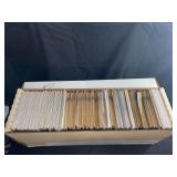 Assorted Comic Book Lot Featuring DC and Marvel Series in Storage Box