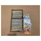 Comic Book Assortment Lot Including Those Annoying Post Bros and Samurai Cat in Cardboard Storage Box