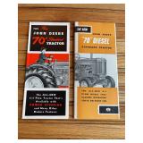 (2) John Deere 70 Tractor Sales Literature