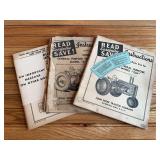(3) John Deere G Tractor Manuals