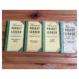 (4) John Deere Farmers Pocket Ledgers