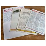 (4) John Deere Sales Literature