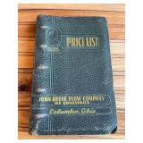 1942 John Deere Plow Co. Columbus Price List