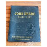 1941 John Deere Plow Co. San Francisco Price List