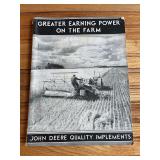 1932 John Deere Greater Earning Power on the Farm Catalog