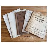 (5) John Deere Manuals