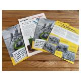 (4) John Deere Sales Literature
