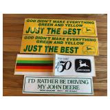 (4) John Deere Bumper Stickers