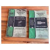 (2) John Deere 520 + 530 Tractor Operators Manuals