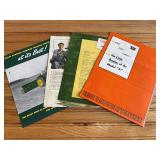 (4) John Deere Tractor Sales Literature