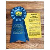 John Deere 60 Tractor Blue Ribbon