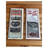 (2) John Deere GP Tractor Sales Literature