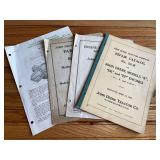 (4) John Deere Manuals + Service Bulletin