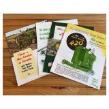(4) John Deere Tractor Sales Literature
