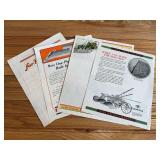 (4) John Deere Sales Literature
