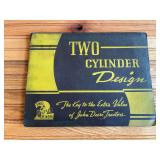 John Deere Two Cylinder Design Sales Binder
