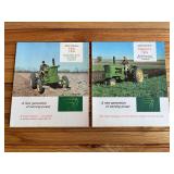 (2) John Deere Tractor Sales Literature