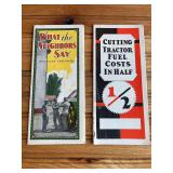 (2) John Deere Tractor Sales Literature