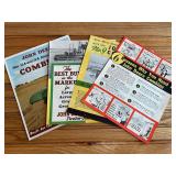 (4) John Deere Combine Sales Literature