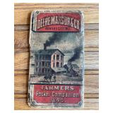 1890 Deere, Mansur & Co. Farmers Pocket Companion
