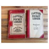 (2) John Deere Farmers Pocket Ledgers