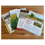 (4) John Deere Combine Sales Literature