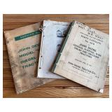 (3) John Deere Manuals
