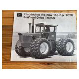 1970 John Deere 7020 4wd Tractor Sales Literature