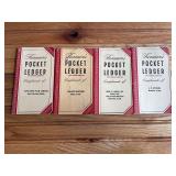 (4) John Deere Farmers Pocket Ledgers