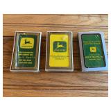 (3) John Deere Playing Cards