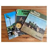 (3) John Deere Parts Catalogs
