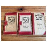 (3) John Deere Farmers Pocket Ledgers