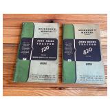 (2) John Deere 720 + 820 Tractor Operators Manuals