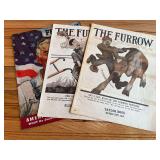(3) 1915 + 1943 John Deere Furrow Magazines