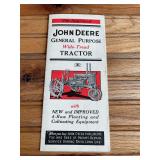 1932 John Deere GP Tractor Sales Literature