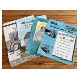 (4) John Deere Tractor Sales Literature
