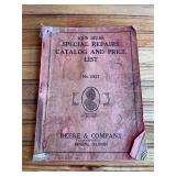 1937 John Deere Special Repairs Catalog
