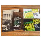 (4) John Deere Combine Sales Literature