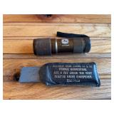 (2) John Deere Sharpening Stone + Flashlight