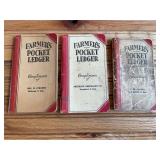 (3) John Deere Farmers Pocket Ledgers