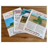 (4) John Deere Combine Sales Literature