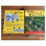 (2) John Deere L + LA Tractor Sales Literature