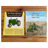 (2) John Deere Tractor Sales Literature